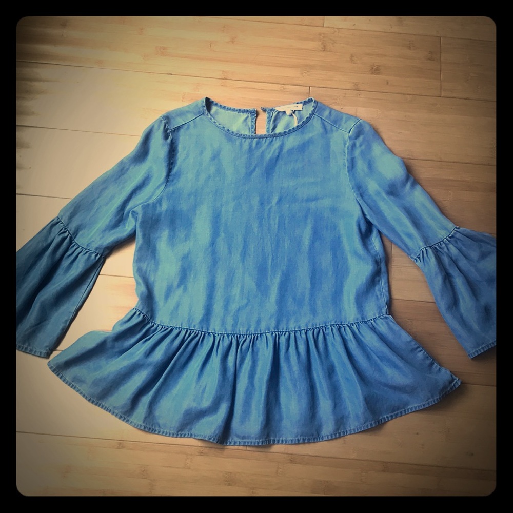 Denim blouse